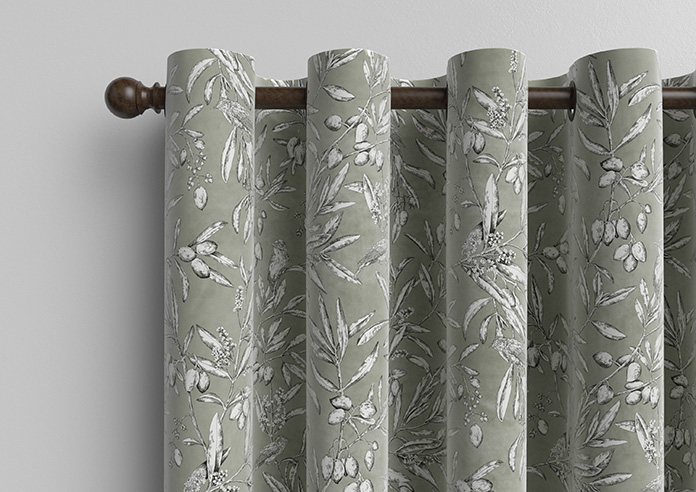 Aviary Velvet, Spruce - Made to Measure Curtain - Image 12